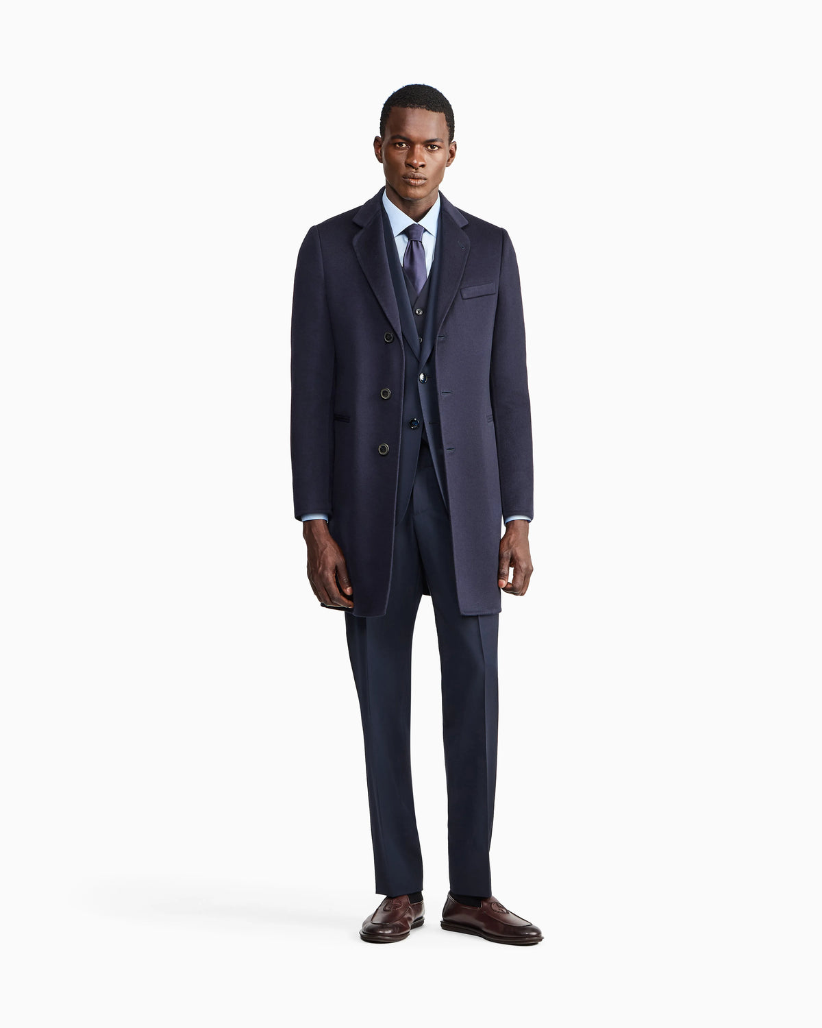 Long cashmere coat