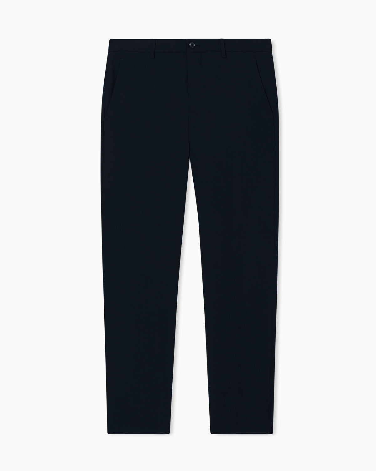 Straight leg trousers in virgin wool