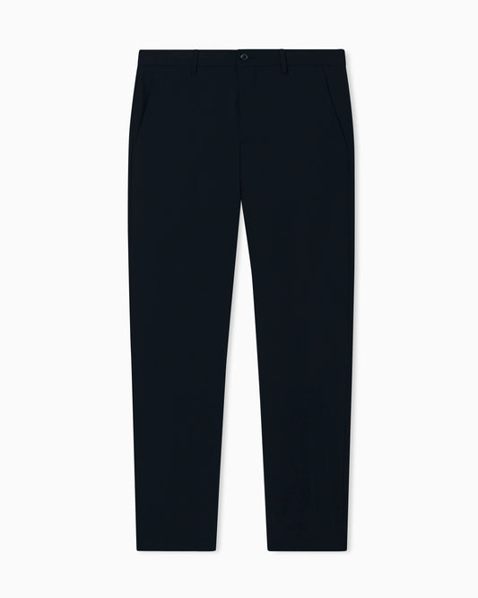 Straight leg trousers in virgin wool