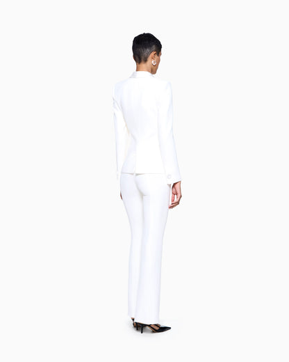 Pure silk crêpe tuxedo