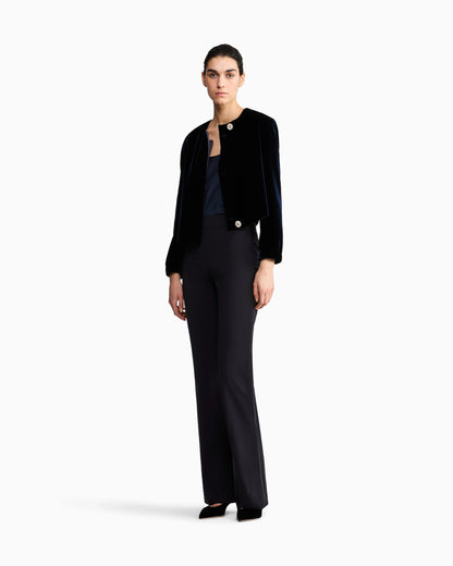 Silk charmeuse top