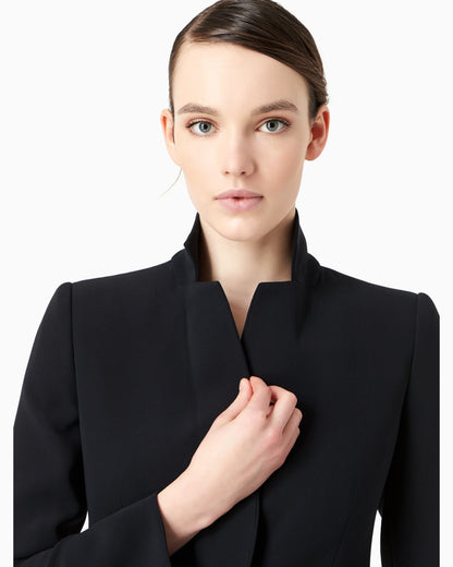 Mulberry silk single-breasted jacket