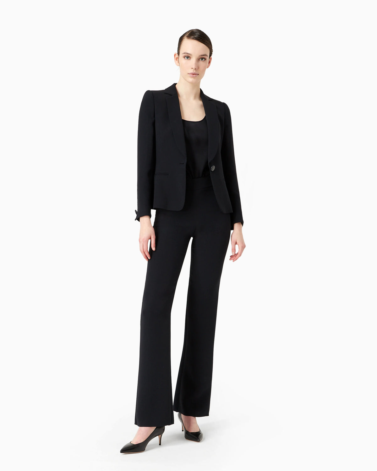 Mulberry silk single-breasted jacket