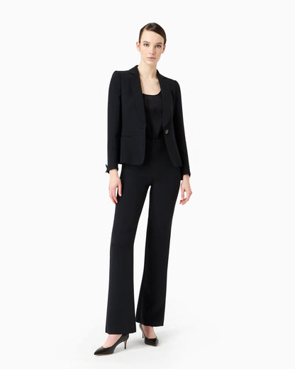 Mulberry silk single-breasted jacket