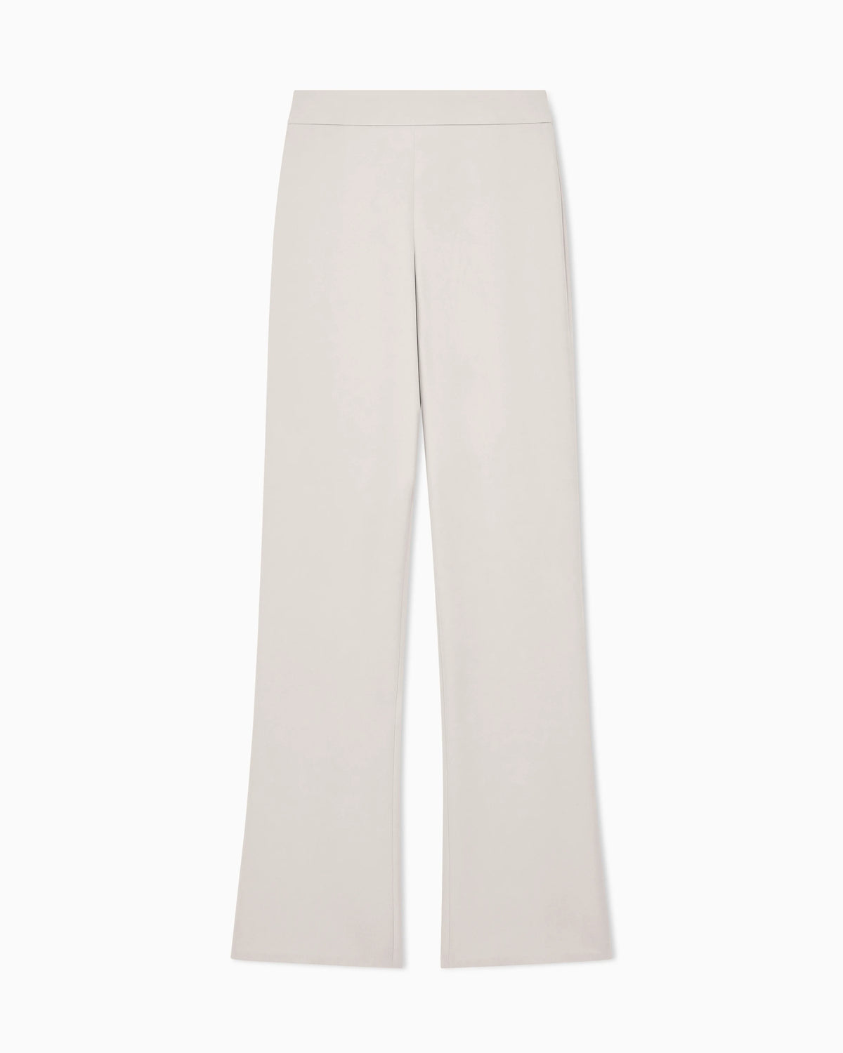 Wide leg pure silk trousers with pleats