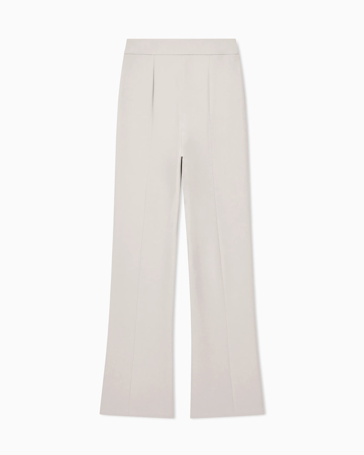 Wide leg pure silk trousers with pleats