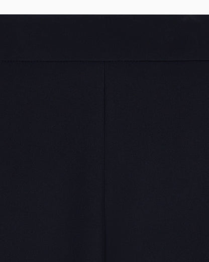Wide leg pure silk trousers with pleats