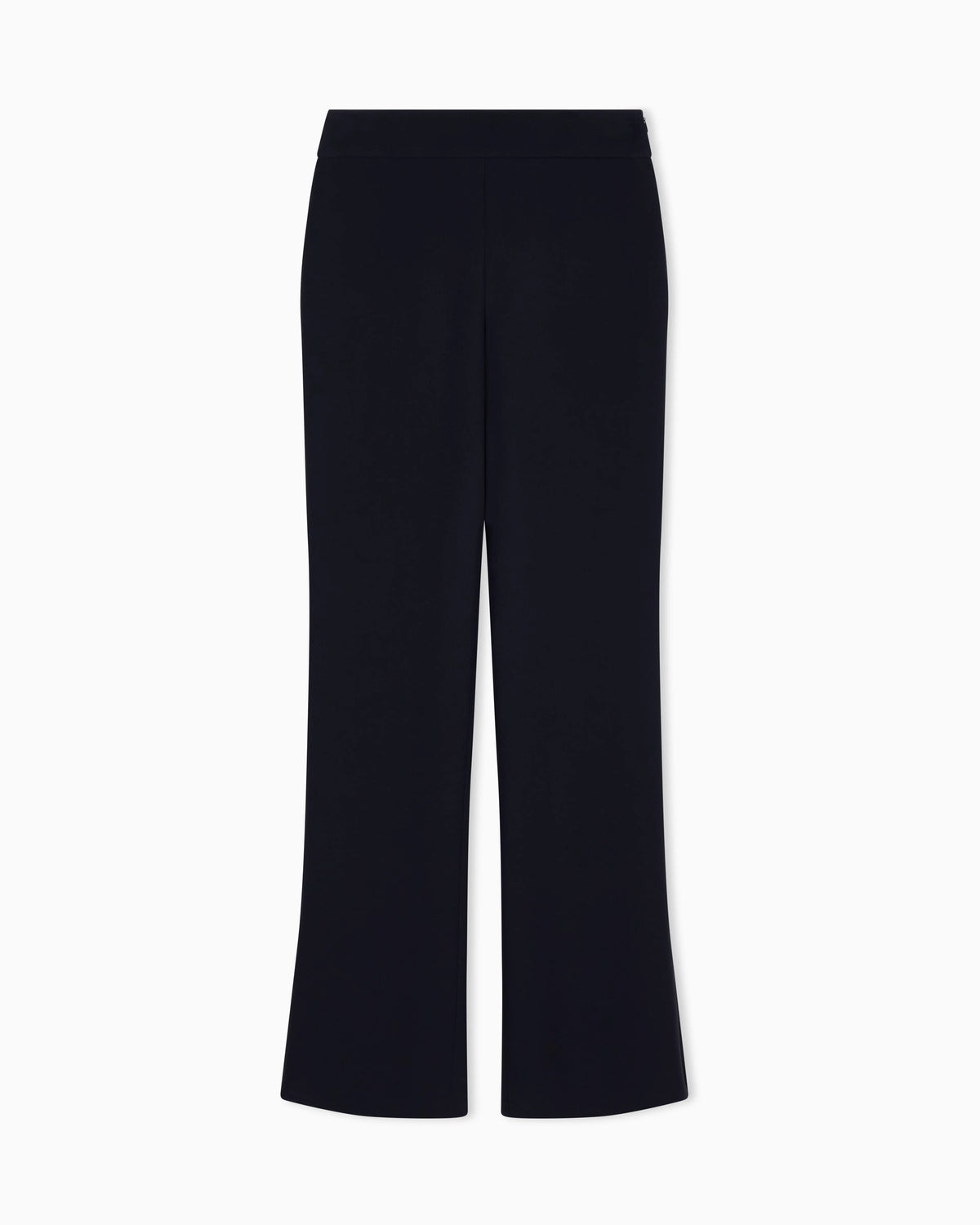 Wide leg pure silk trousers with pleats