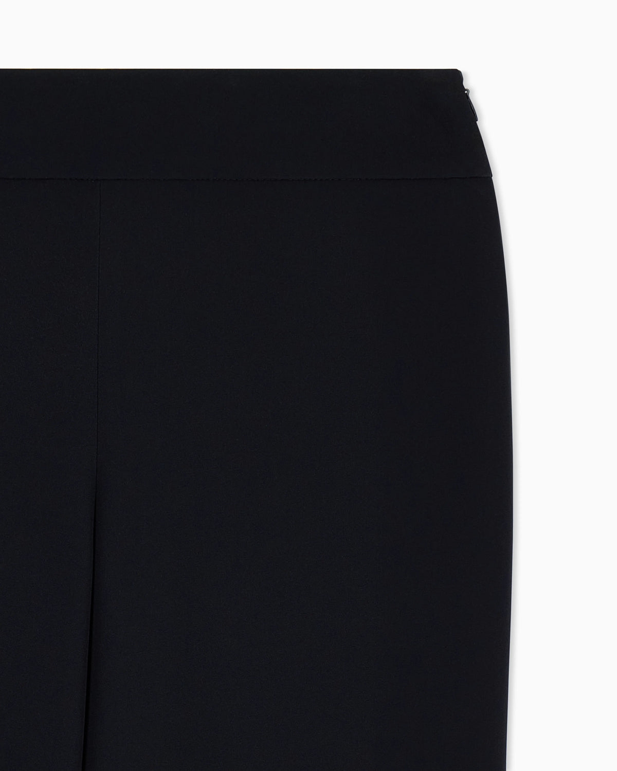 Wide leg pure silk trousers with pleats