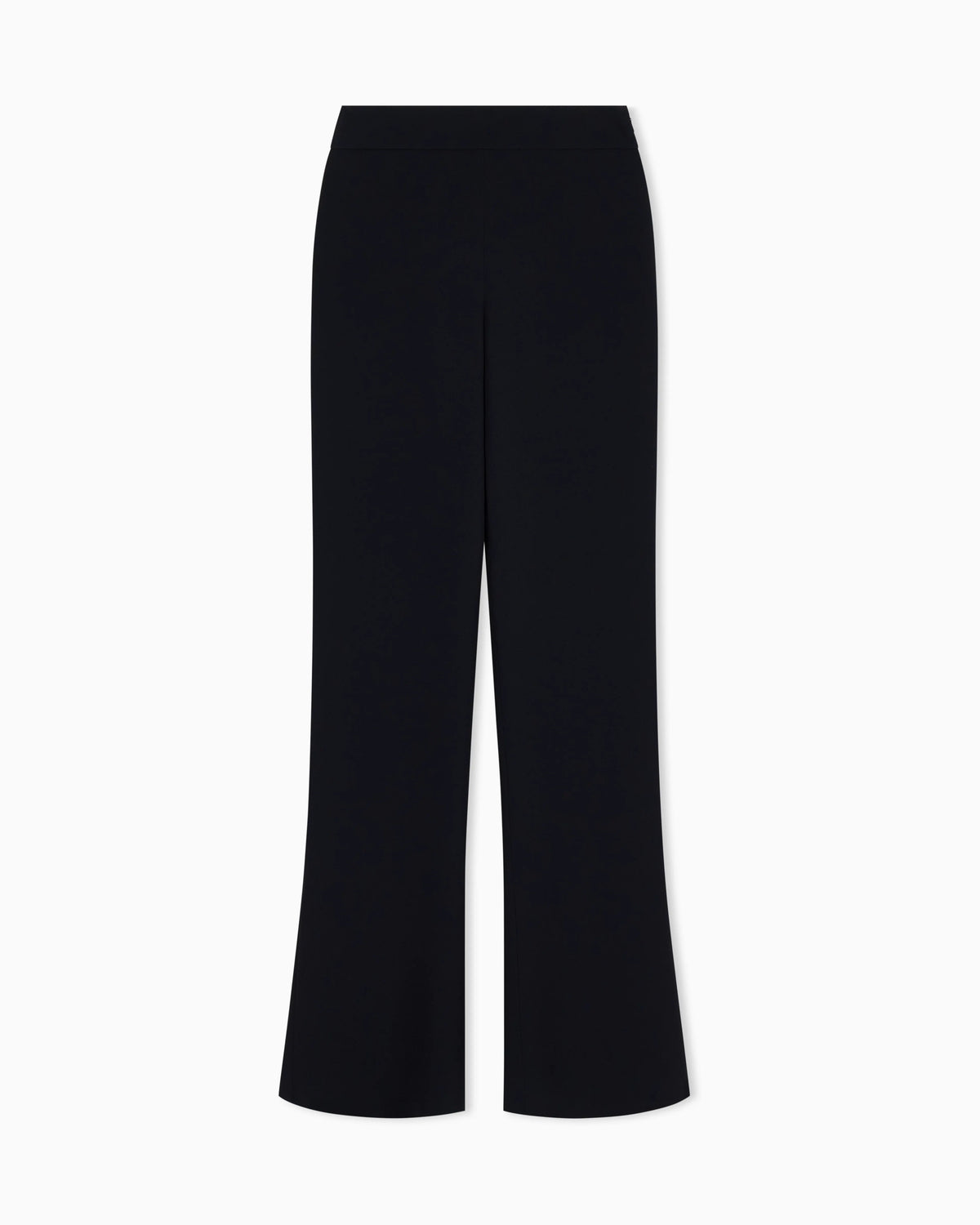 Wide leg pure silk trousers with pleats
