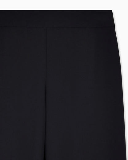 Wool crepe trousers
