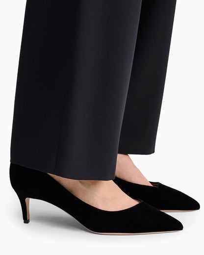 Wool crepe trousers