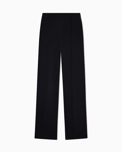 Wool crepe trousers