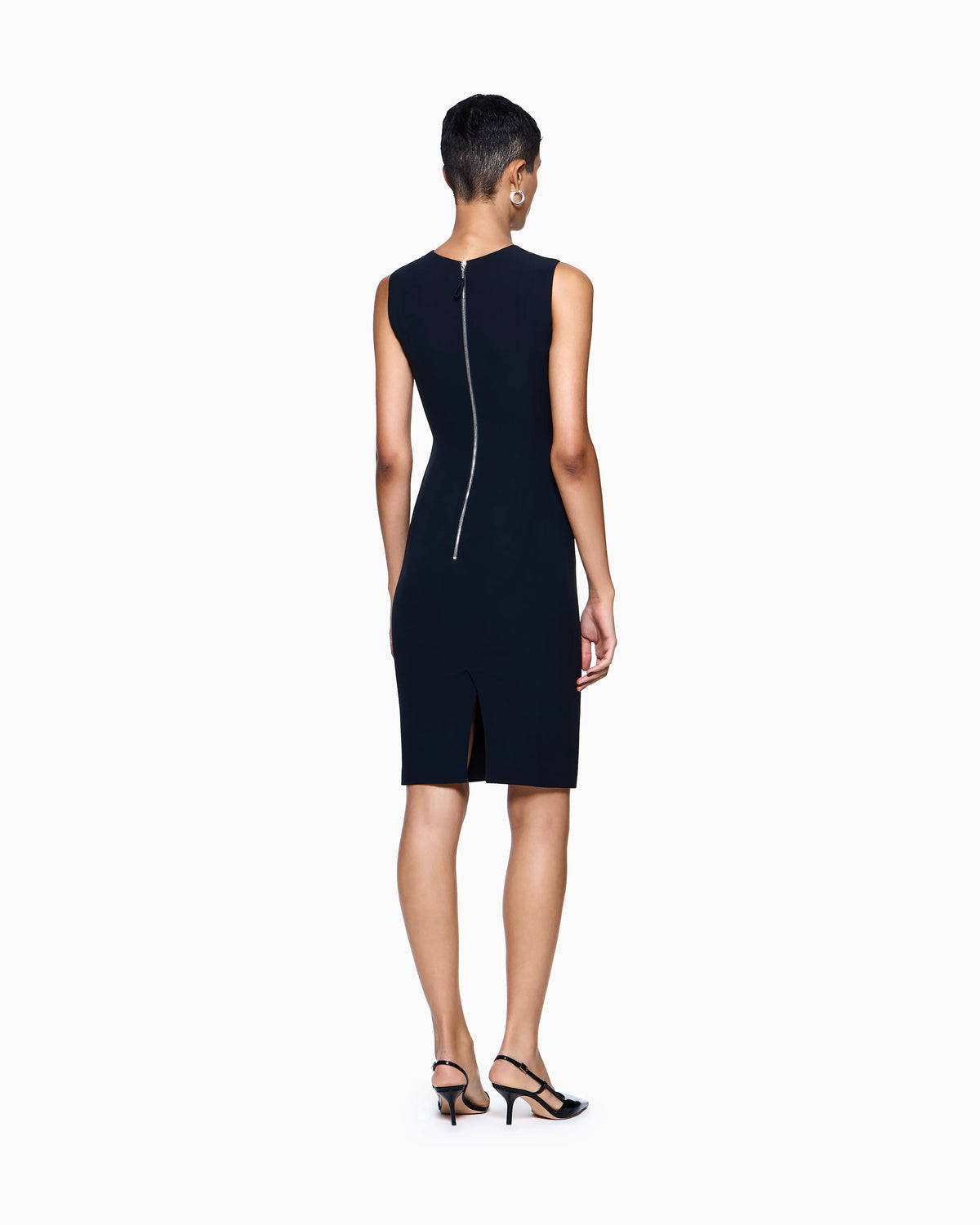Silk sheath dress