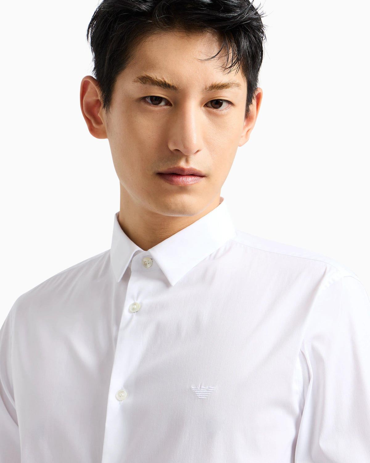 Stretch nylon-blend shirt