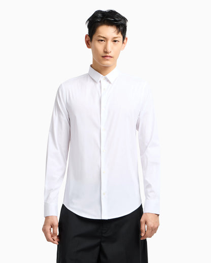 Stretch nylon-blend shirt
