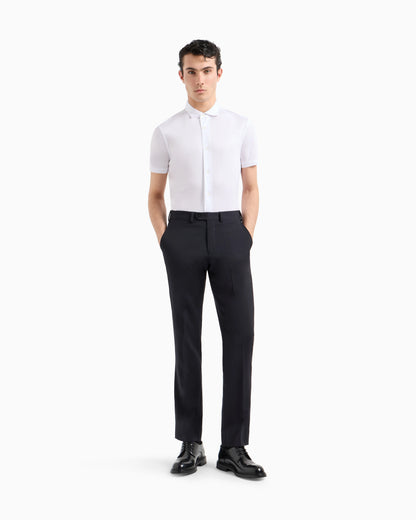 ASV short-sleeved Lyocell-blend jersey shirt