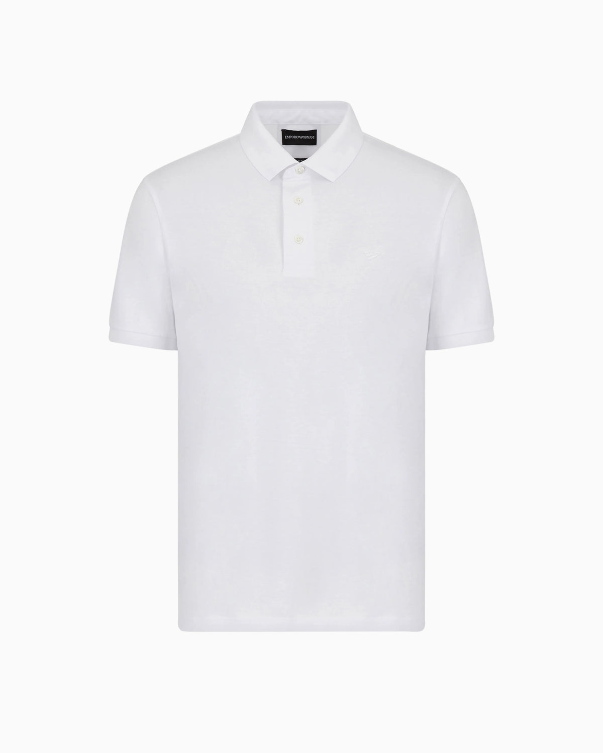 Lyocell-blend jersey polo shirt