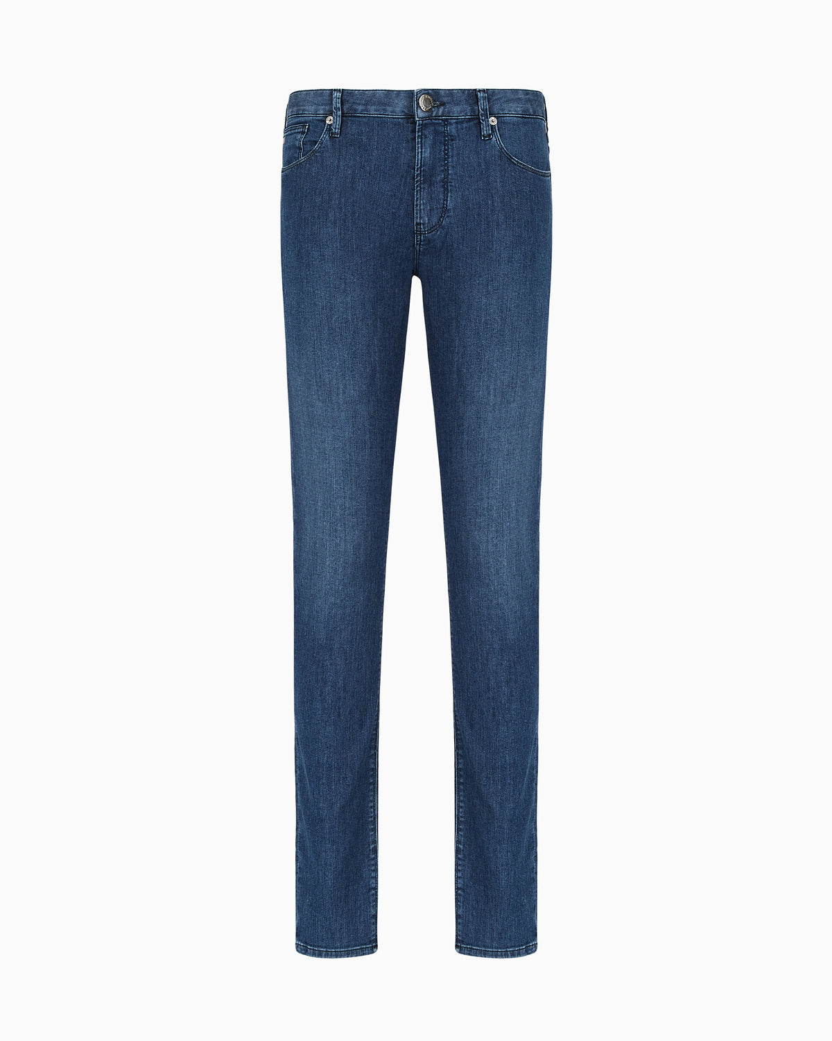 J06 Worn-effect wash, slim-fit, 8 oz denim jeans