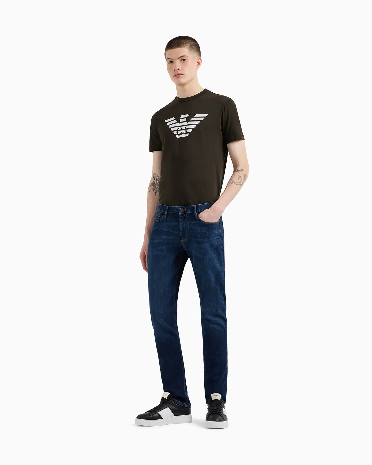 J06 Slim-fit, washed, 11.5 oz comfort-denim jeans