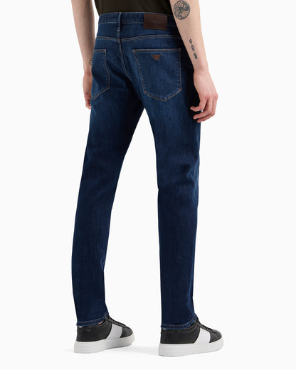 J06 Slim-fit, washed, 11.5 oz comfort-denim jeans