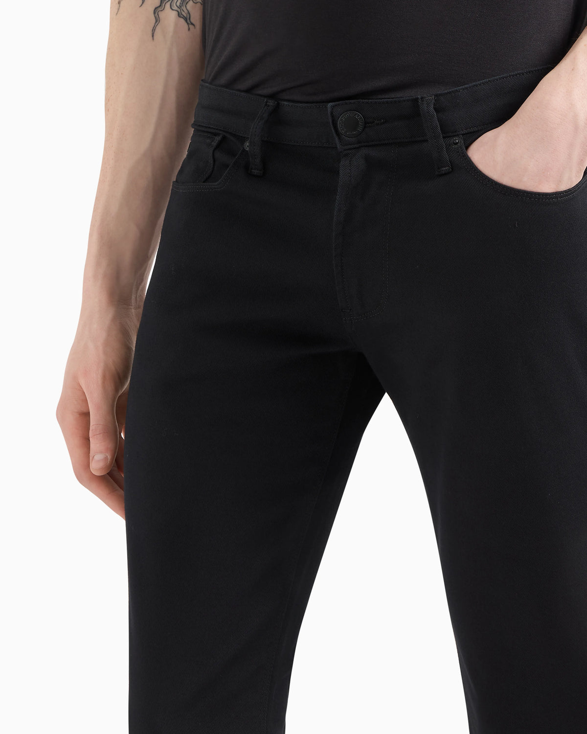 J06 Stretch-twill slim-fit trousers