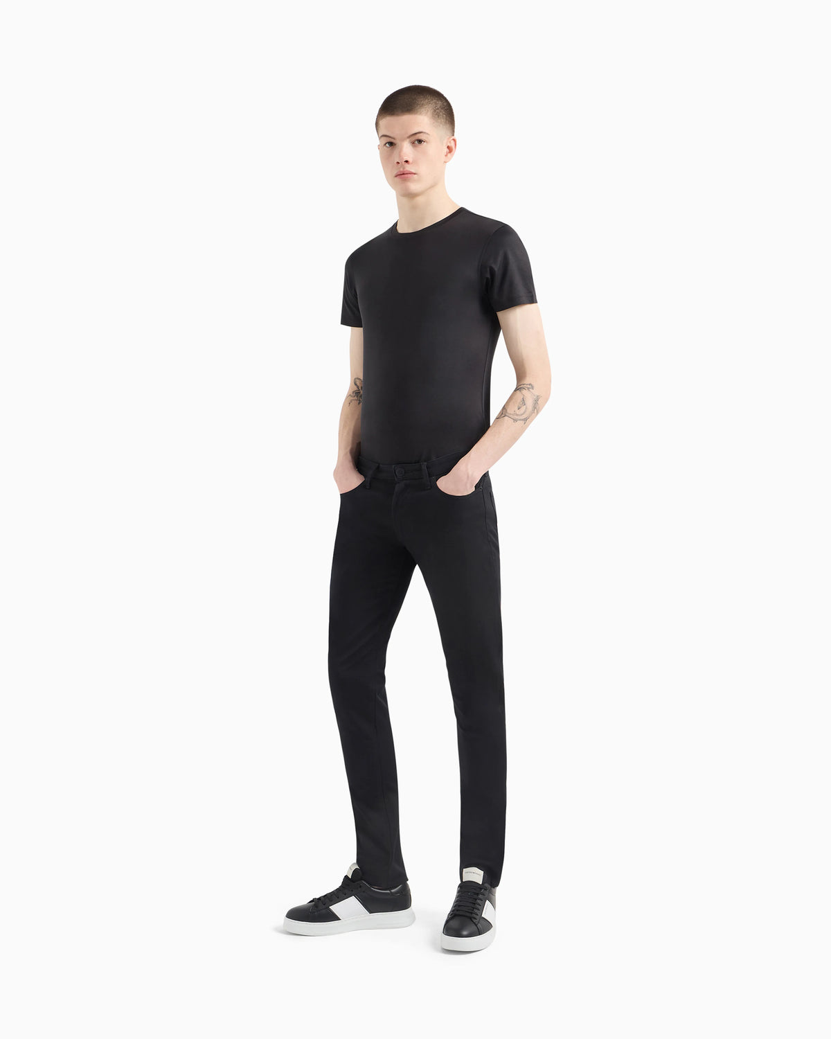 J06 Stretch-twill slim-fit trousers