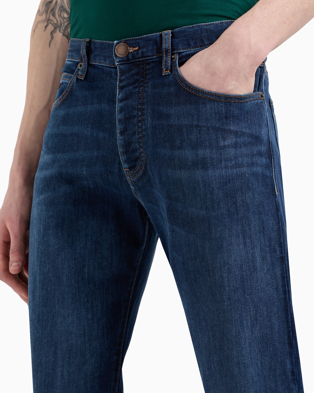 J21 Regular-fit jeans in washed 11.5 oz comfort denim
