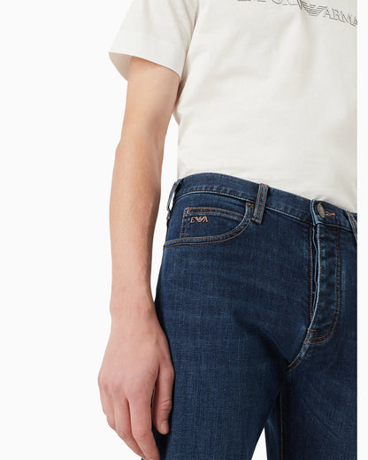 J21 Regular-fit jeans in washed 11.5 oz comfort denim