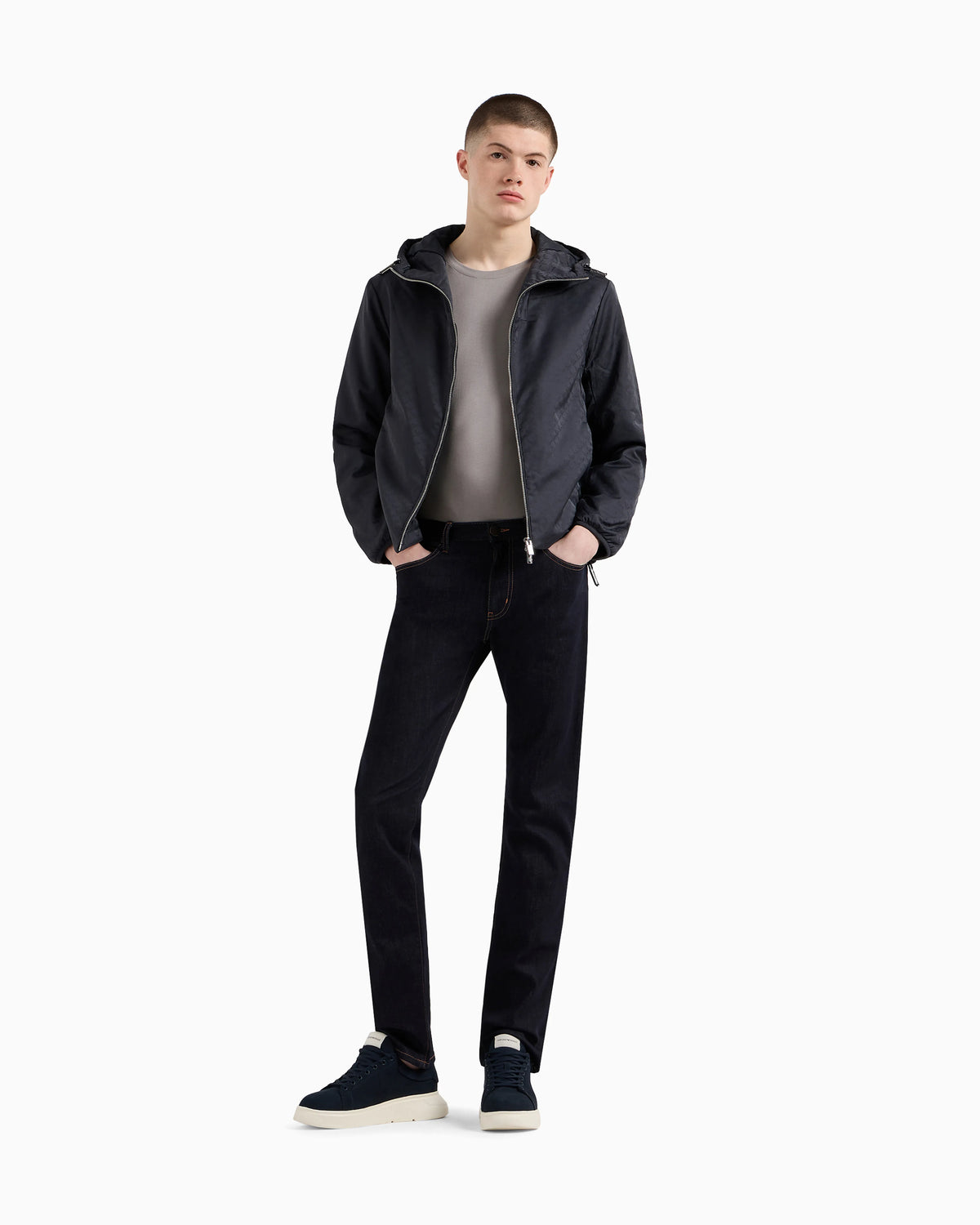 J45 Regular-fit, washed twill 11.5 oz comfort-denim jeans