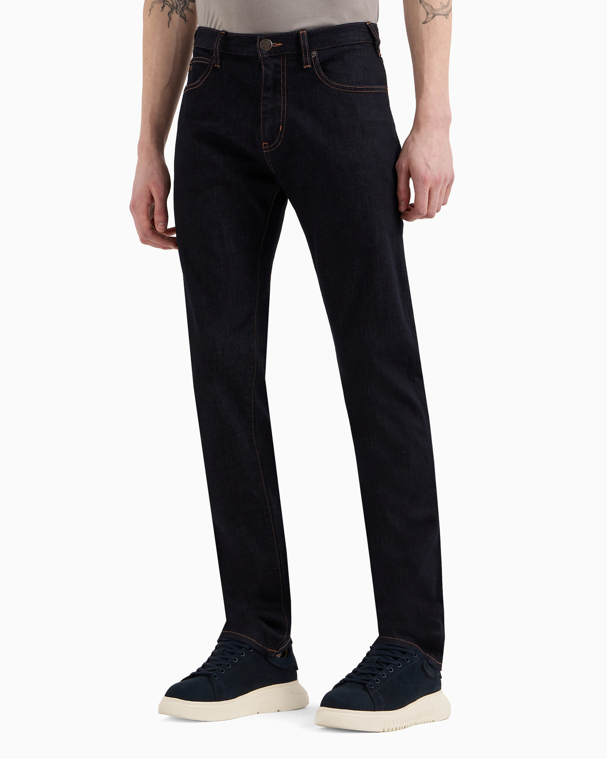J45 Regular-fit, washed twill 11.5 oz comfort-denim jeans