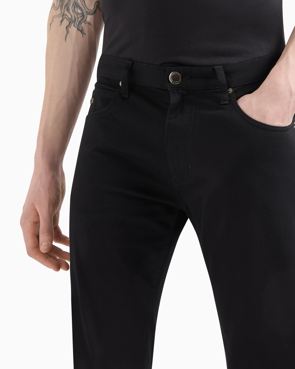 J45 Regular-fit, stretch-gabardine jeans