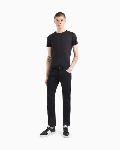 J45 Regular-fit, stretch-gabardine jeans