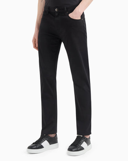 J45 Regular-fit, stretch-gabardine jeans