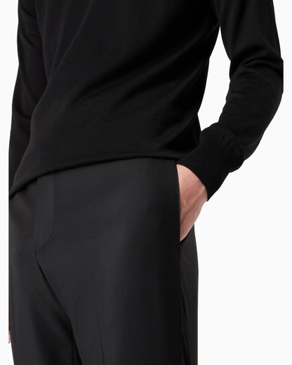 Pure virgin wool V-neck jumper