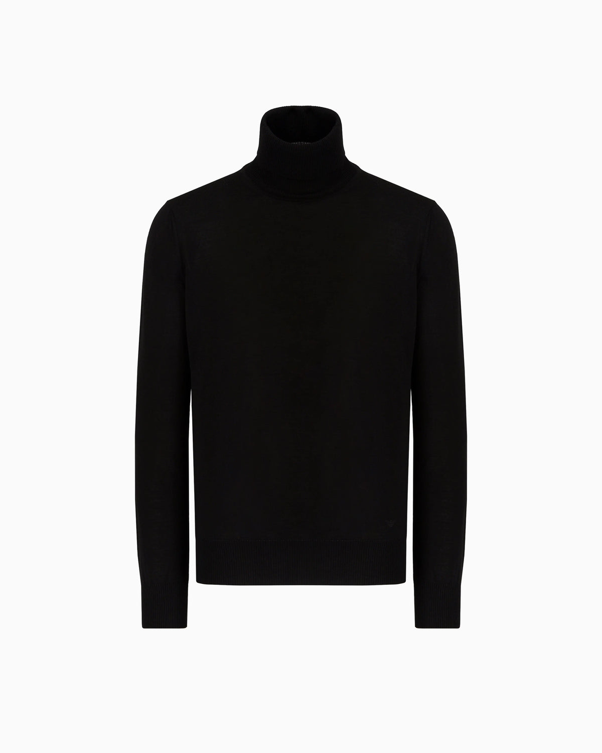 Pure virgin-wool rollneck