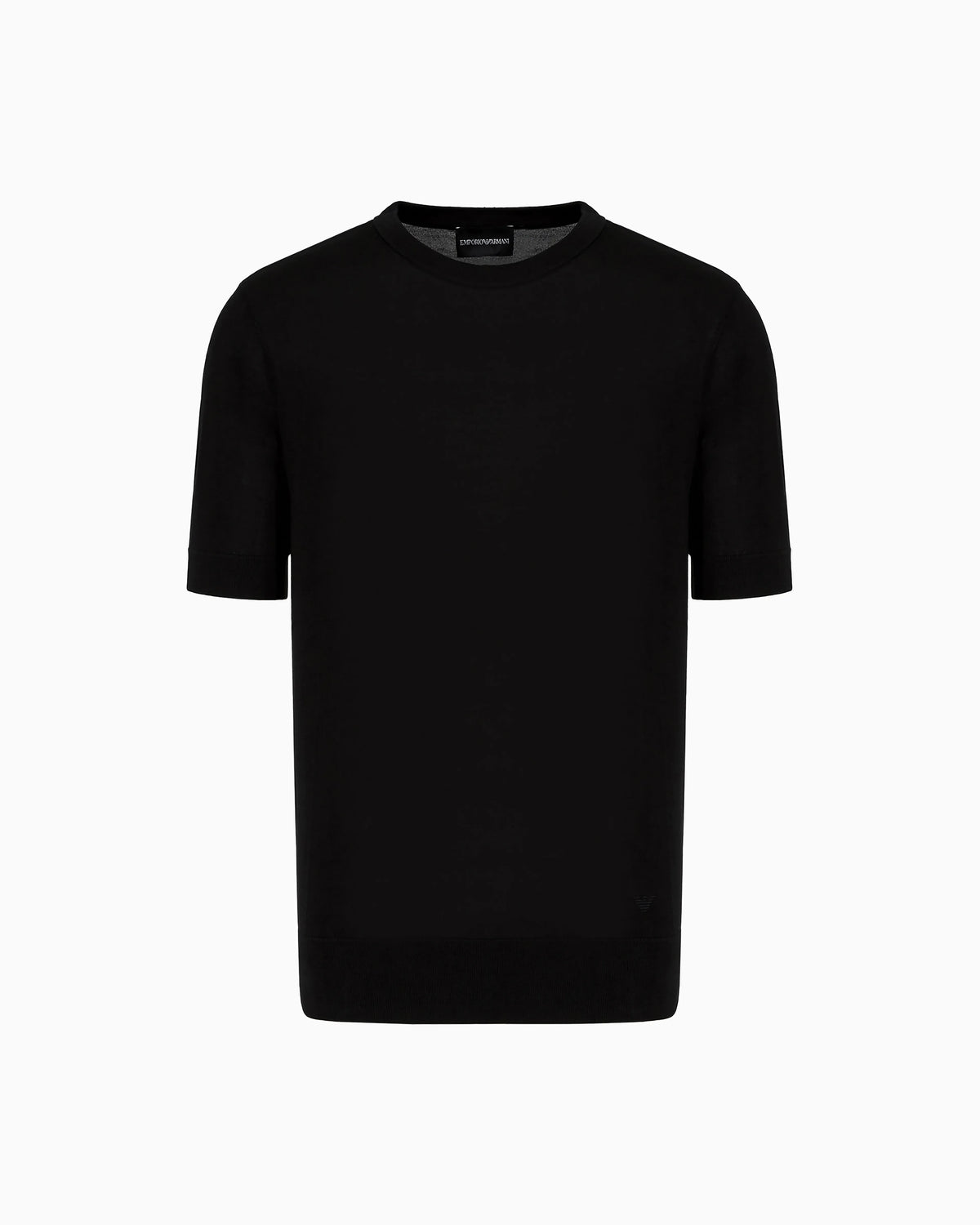 Plain-weave pure-silk jumper