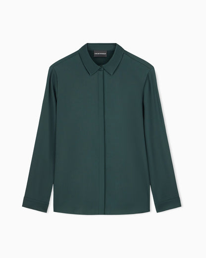 Silk satin shirt