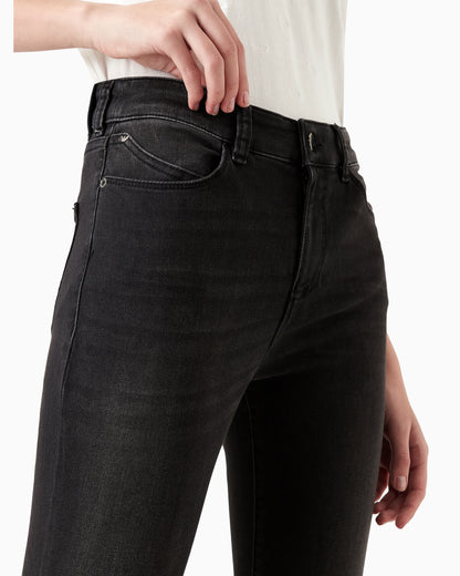 High rise jeans in skinny stretch denim Essential