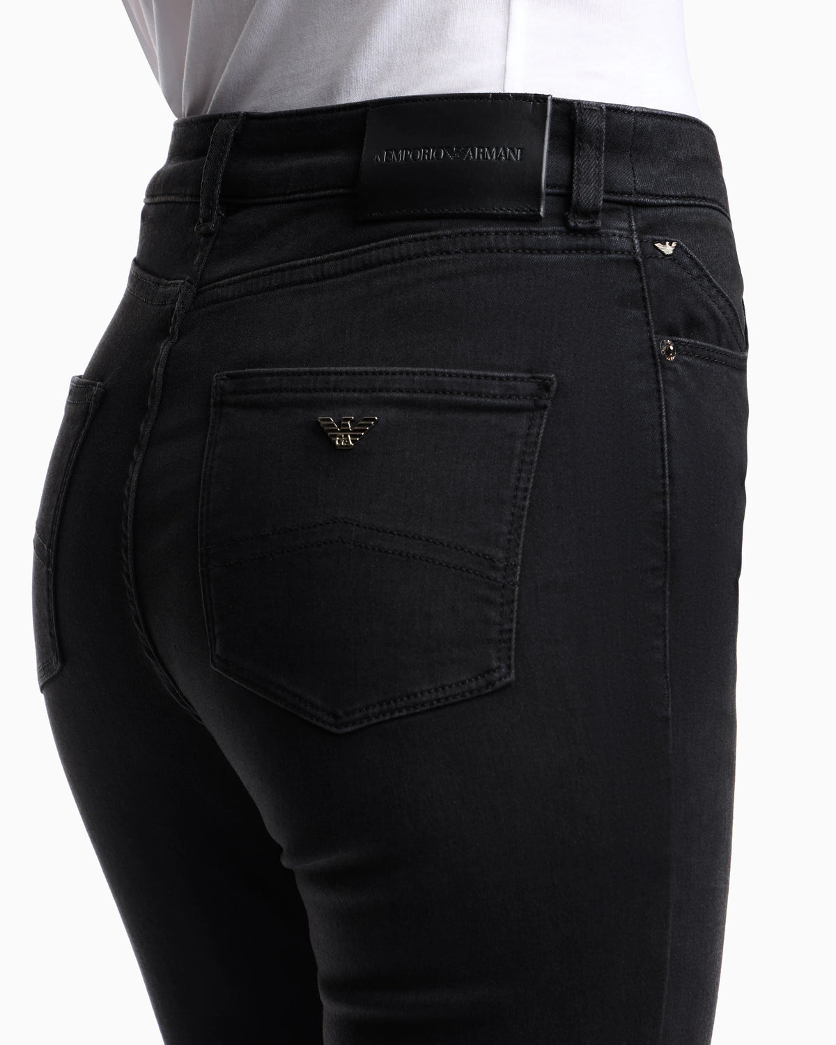 High rise jeans in skinny stretch denim Essential