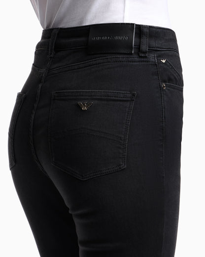 High rise jeans in skinny stretch denim Essential