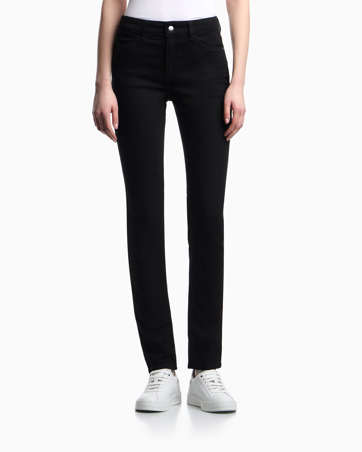 High waist skinny leg jeans in stretch denim Essential