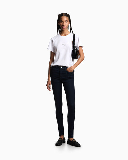 J20 high-waisted super skinny leg jeans in Lyocell denim