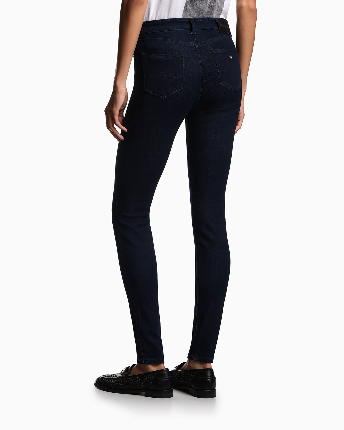J20 high-waisted super skinny leg jeans in Lyocell denim