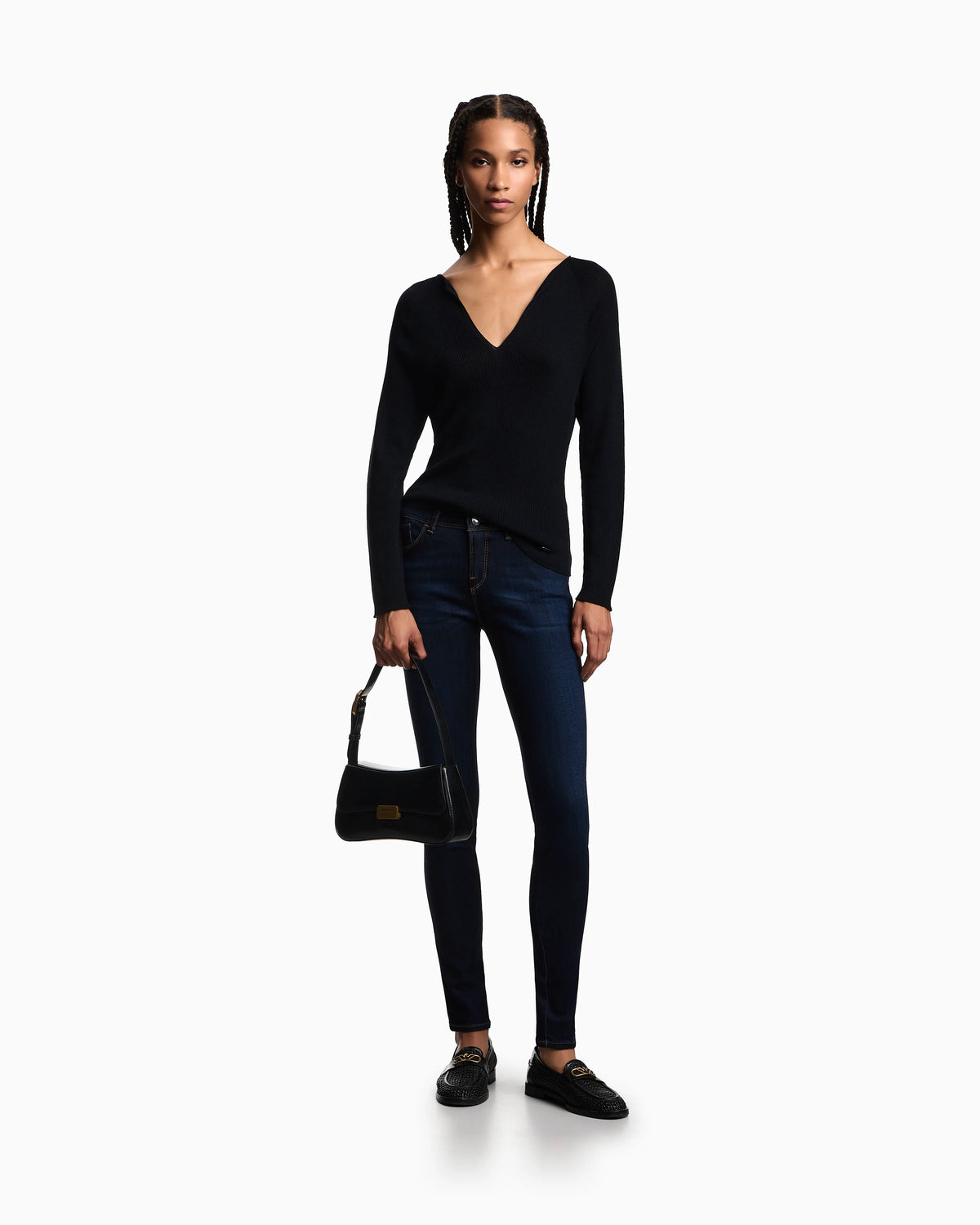J28 Skinny jeans in viscose-blend stretch denim