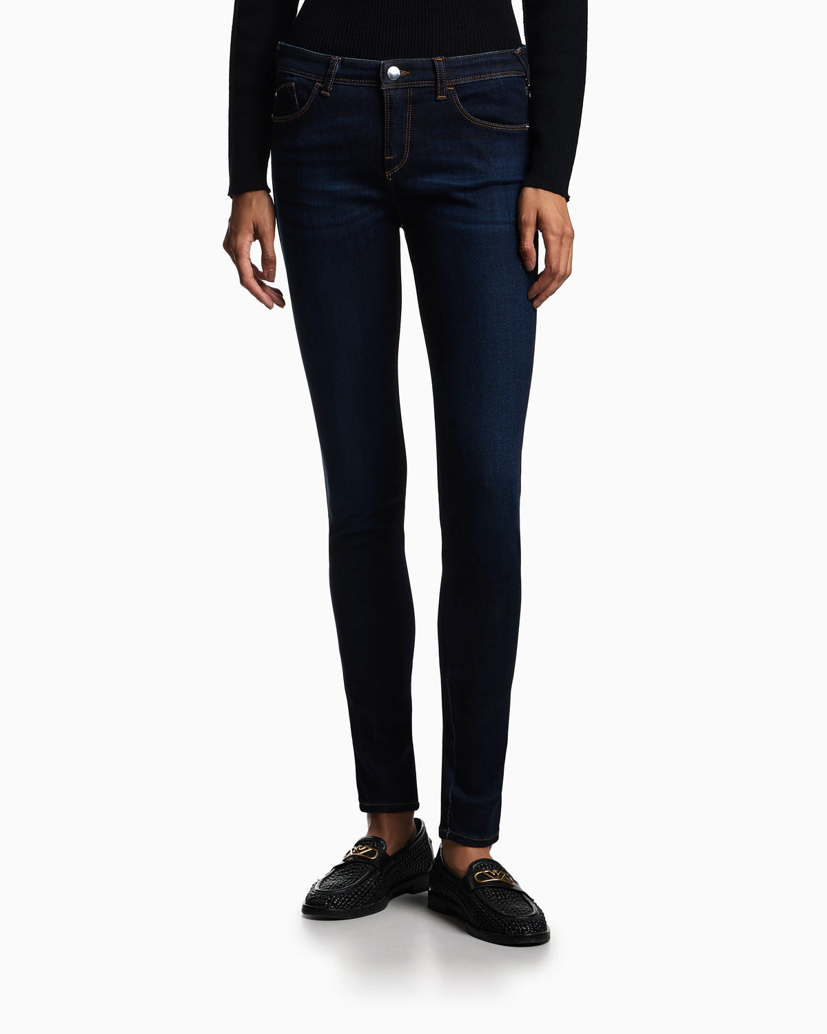 J28 Skinny jeans in viscose-blend stretch denim
