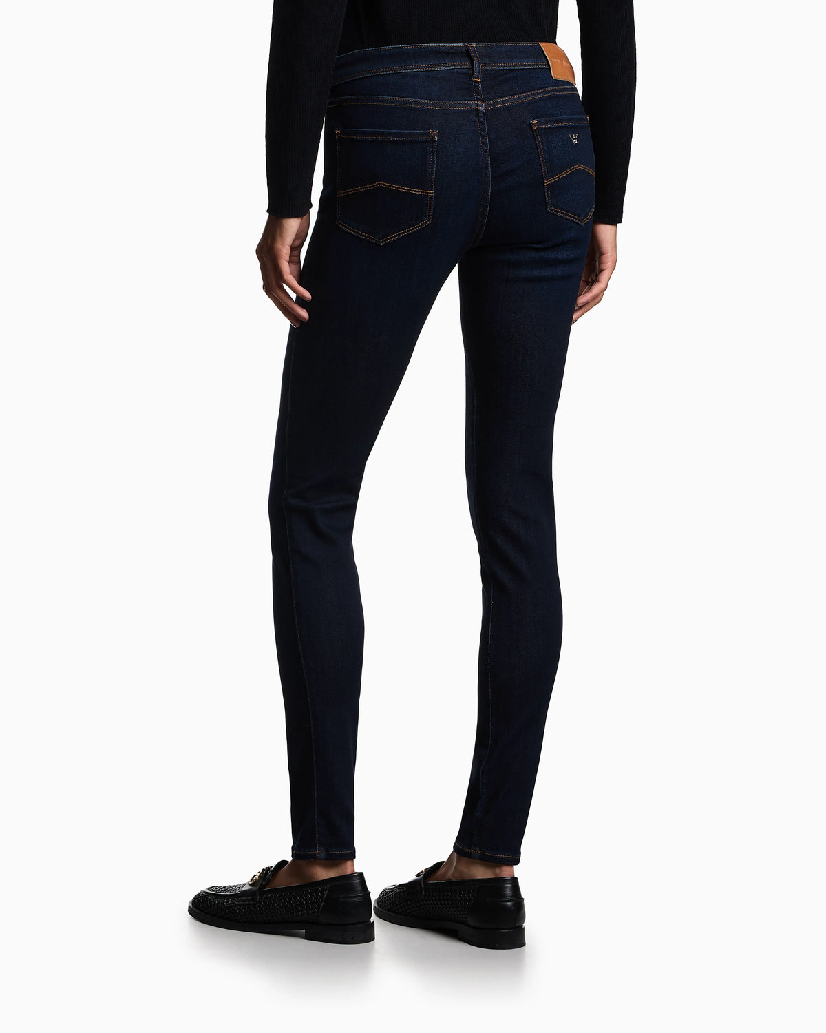 J28 Skinny jeans in viscose-blend stretch denim