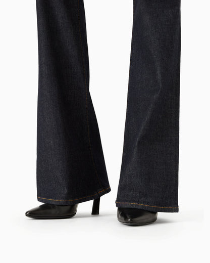 Denim slim fit mercerized jeans with 5 pockets Essential