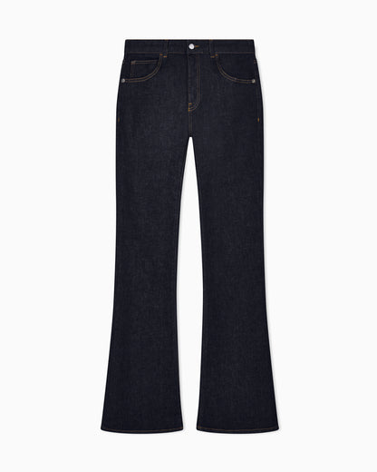 Denim slim fit mercerized jeans with 5 pockets Essential