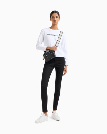 Logo sweatshirt in organic cotton jersey Essential